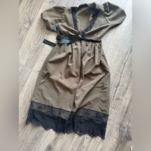 Disturbia Olive Garment with Black Label